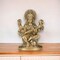Brass Saraswati Statue Hindu Goddess of Knowledge Religious Beautiful Sitting on Lotus Saraswati Idol Sculpture for Basant Panchmi Home Temple Mandir Decor - Teacher’s Day Gift